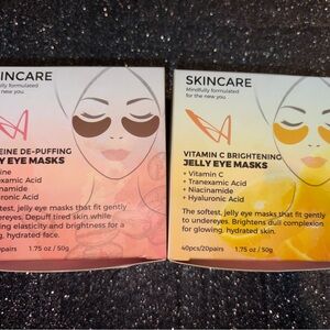 LA Splash Cosmetics Vitamin C Brightening Jelly Eye Masks/ caffeine de puffing